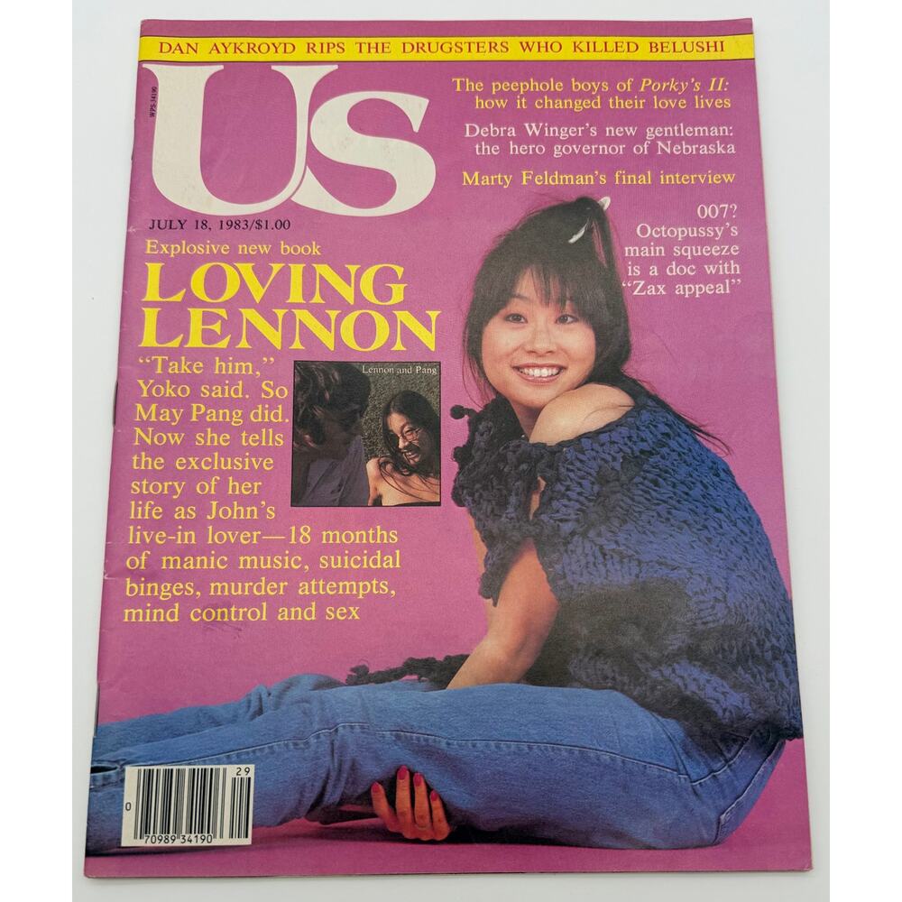 Vintage Us Magazine July 18‎ 1983 John Lennon May Pang Marty Feldman